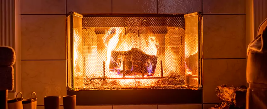 Mendota Hearth Landscape Fireplace Installation in Wilkes-Barre, Pennsylvania
