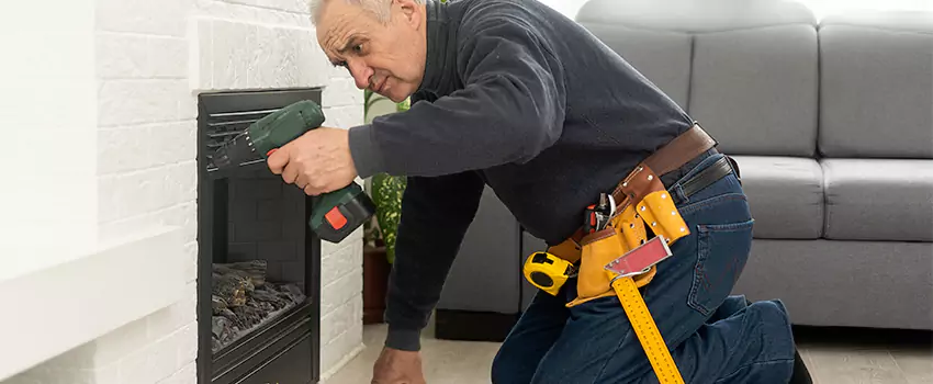New Indoor Fireplace Installation in Wilkes-Barre, Pennsylvania